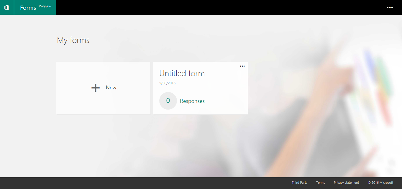 microsoft office forms