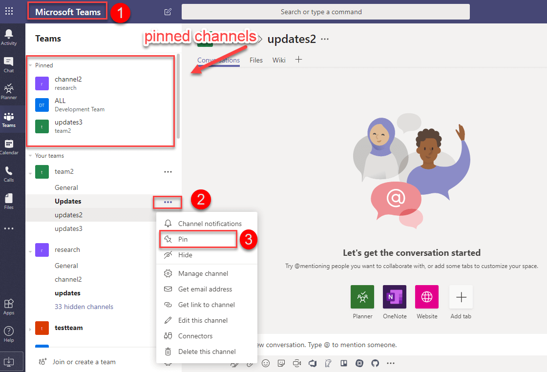 how do channels work in microsoft teams