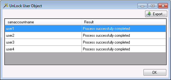 Active Directory Account Unlock
