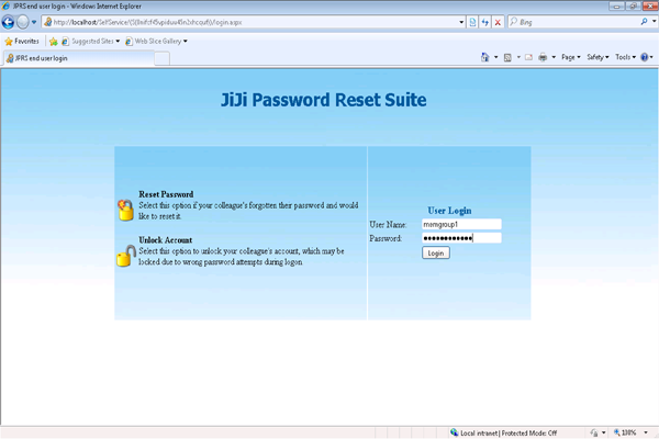 Self Service Password Reset User Enrollment