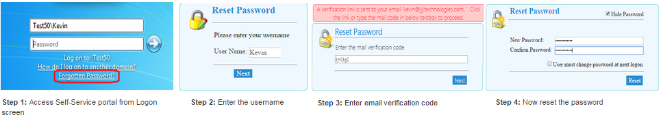 Password Reset by Email Code Verification