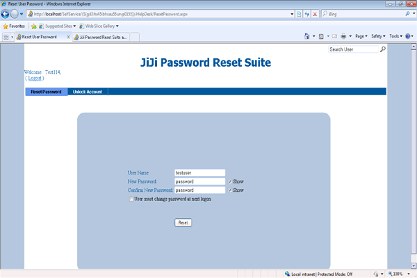 Delegation settings